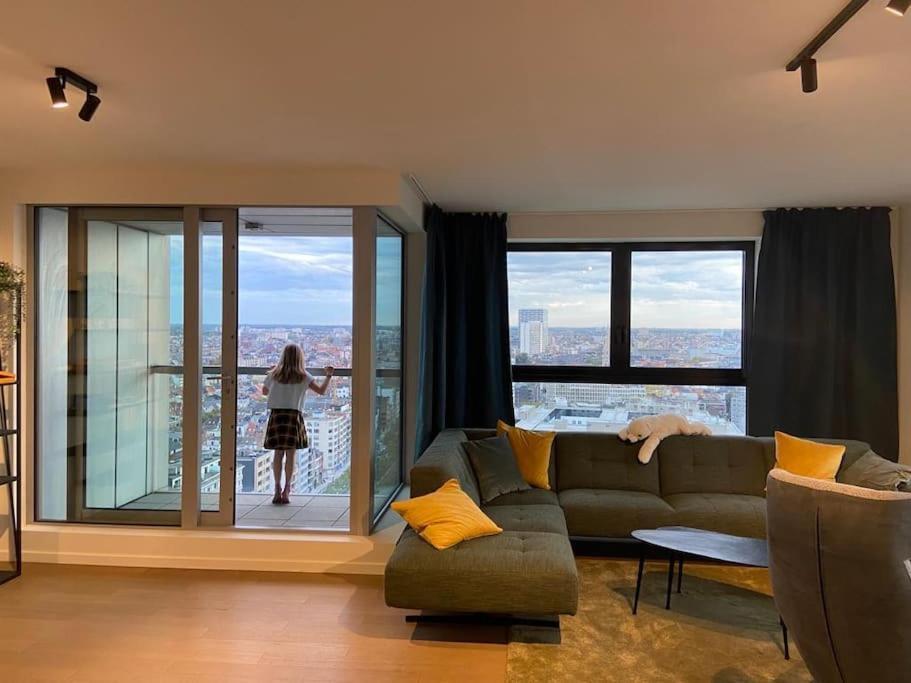 Apartment Uniek - Mooiste En Hoogste Uitzicht Op Antwerpen! - Incl Gratis Parking