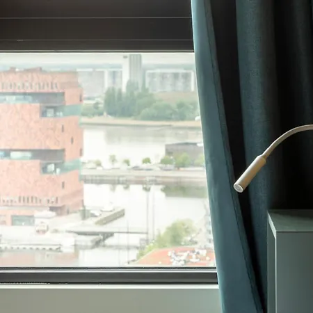 Uniek Appartement - Mooiste En Hoogste Uitzicht Op Antwerpen! - Incl Gratis Parking Exterior foto