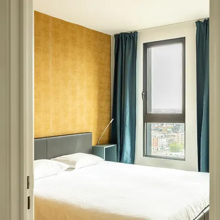 Uniek Appartement - Mooiste En Hoogste Uitzicht Op Antwerpen! - Incl Gratis Parking Exterior foto
