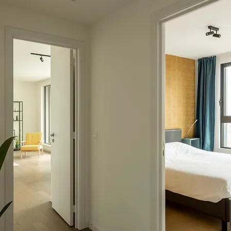 Uniek Appartement - Mooiste En Hoogste Uitzicht Op Antwerpen! - Incl Gratis Parking Exterior foto