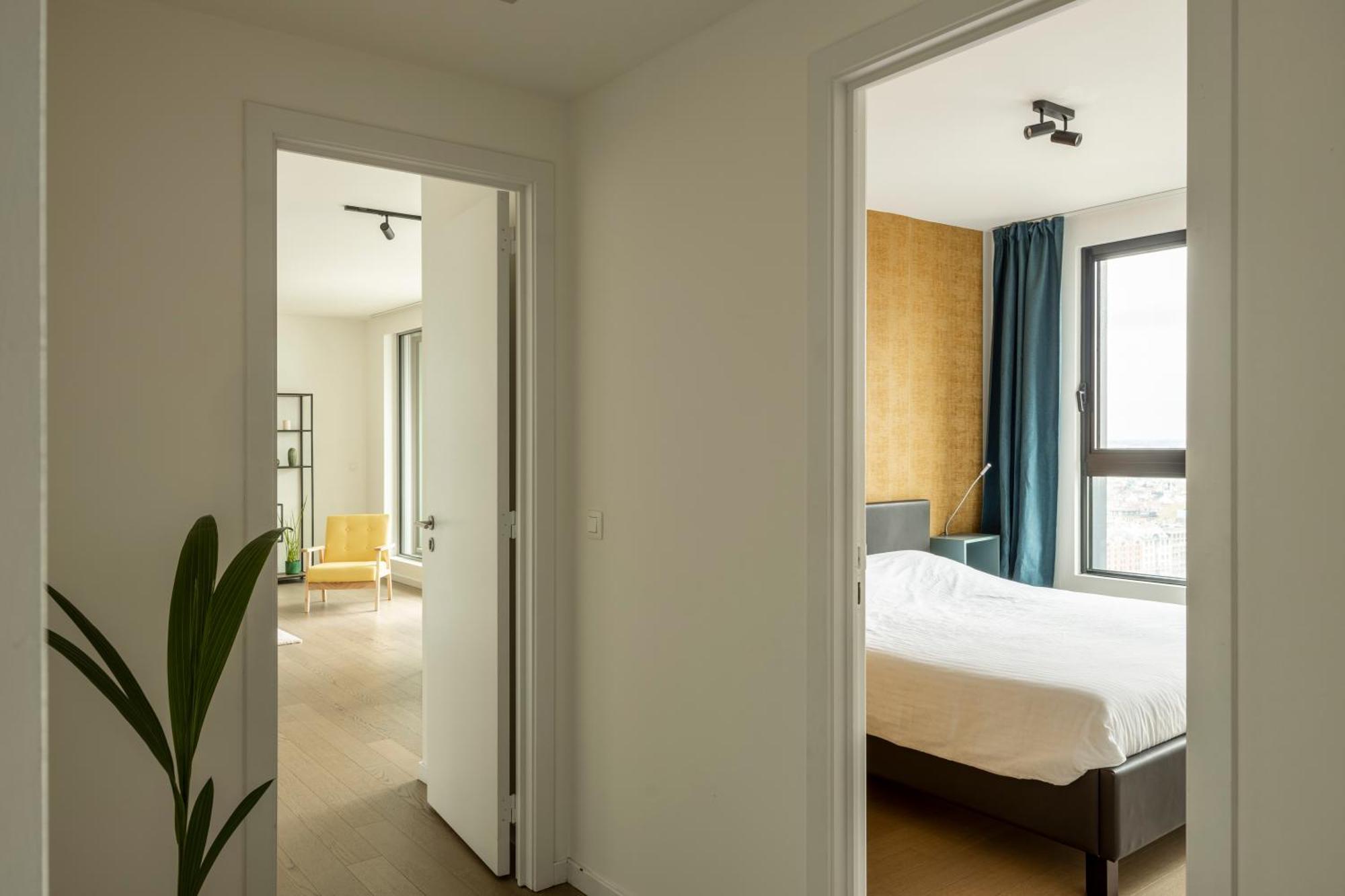 Apartamento Uniek - Mooiste En Hoogste Uitzicht Op Antwerpen! - Incl Gratis Parking *